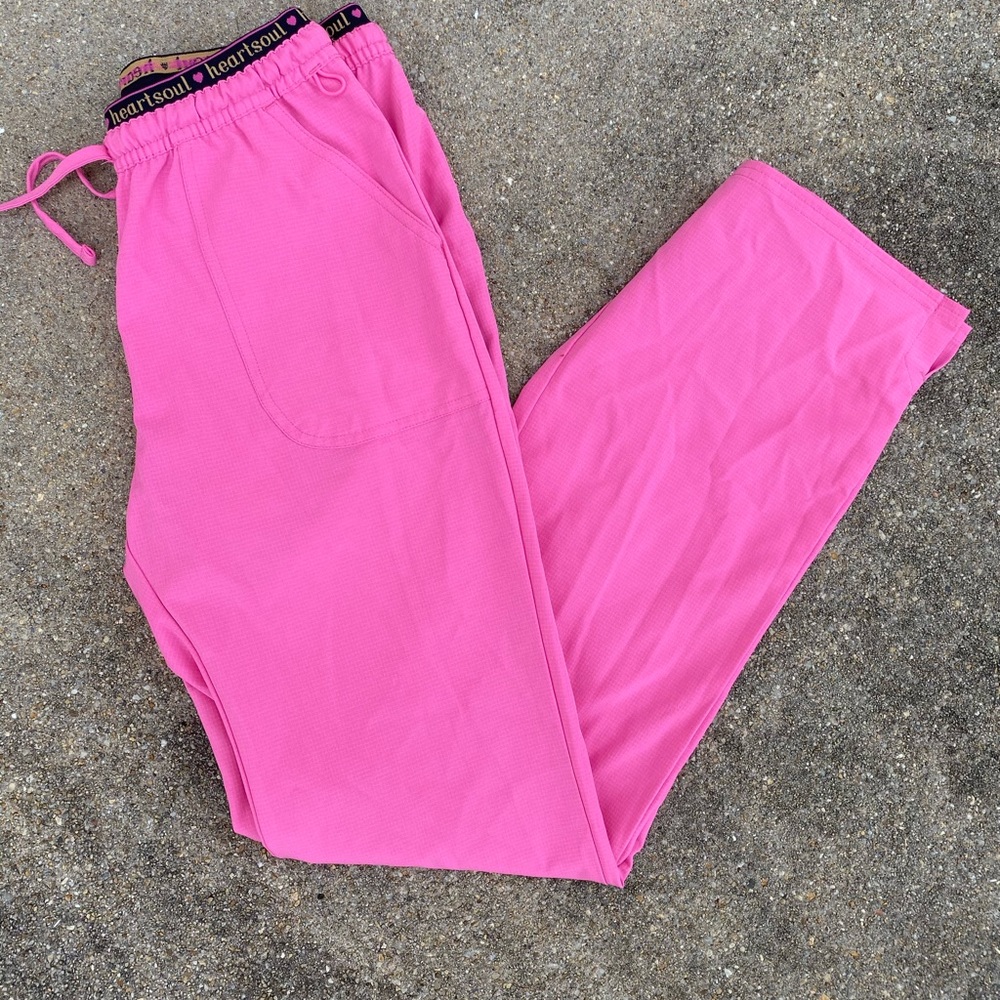 HeartSoul Pink scrub pants
